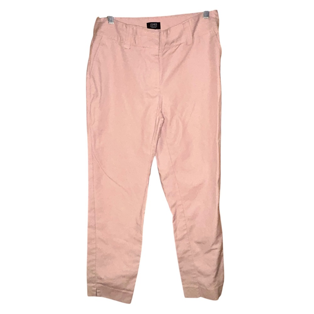 Jones New York Signature Pink Ankle Pants Cotton Stretch Women's Size‎ 8